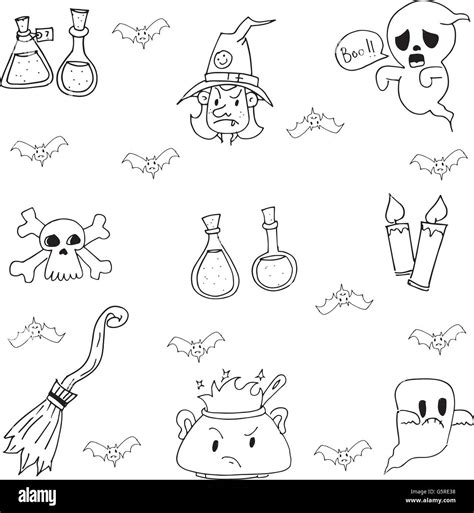Captivating Witch Doodles for Halloween Art Projects